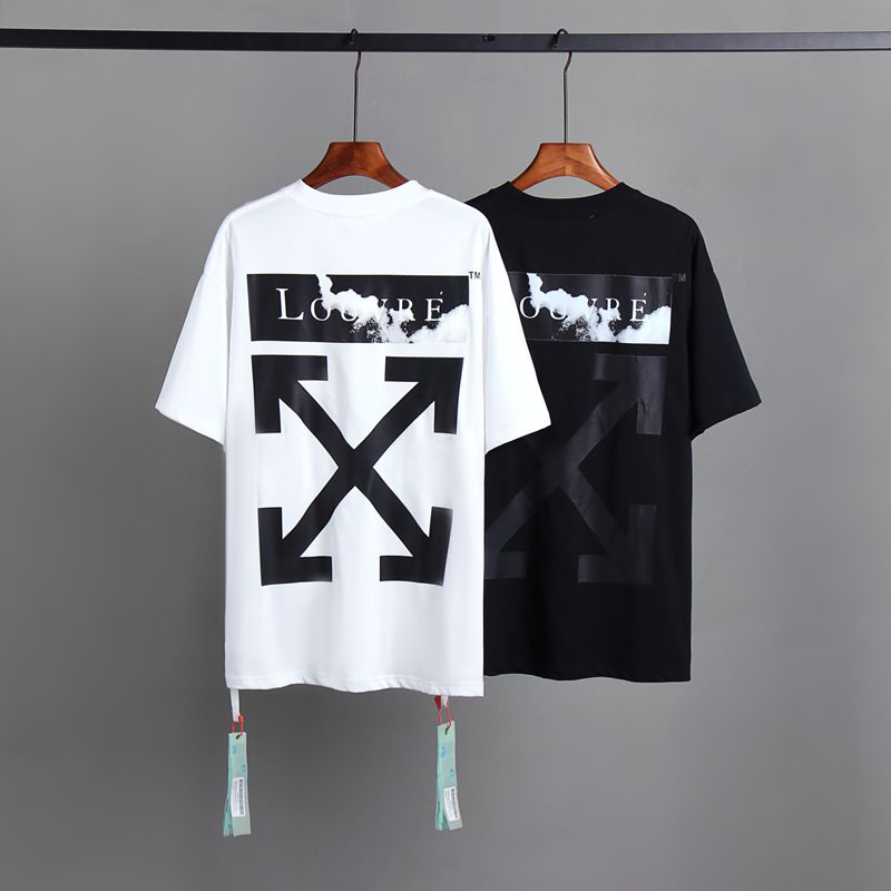 Off-white Men's and Women's Short-sleeved T-shirts