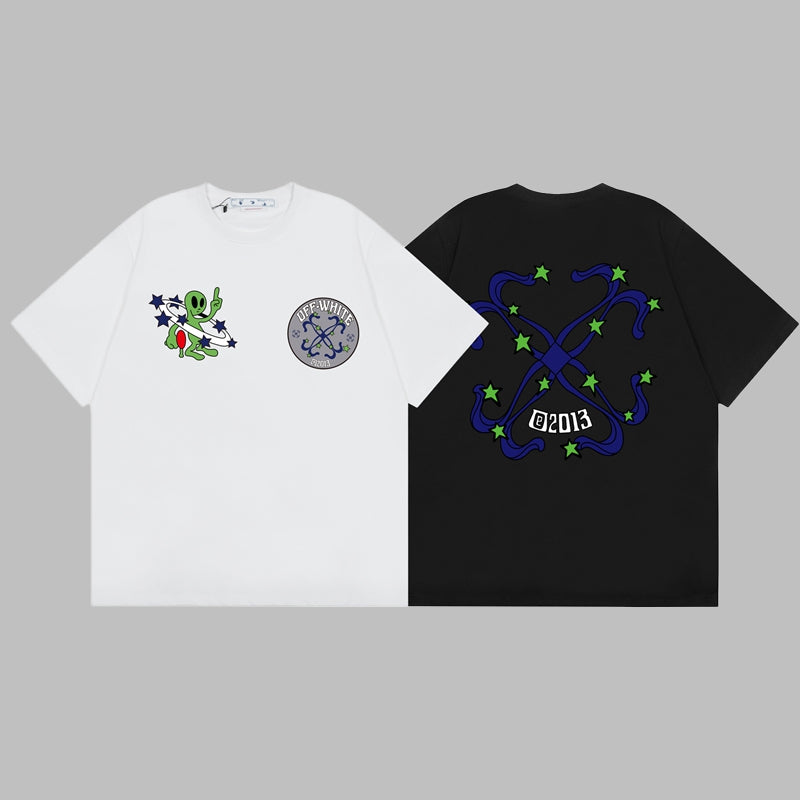 Off-white Men's and Women's Short-sleeved T-shirts