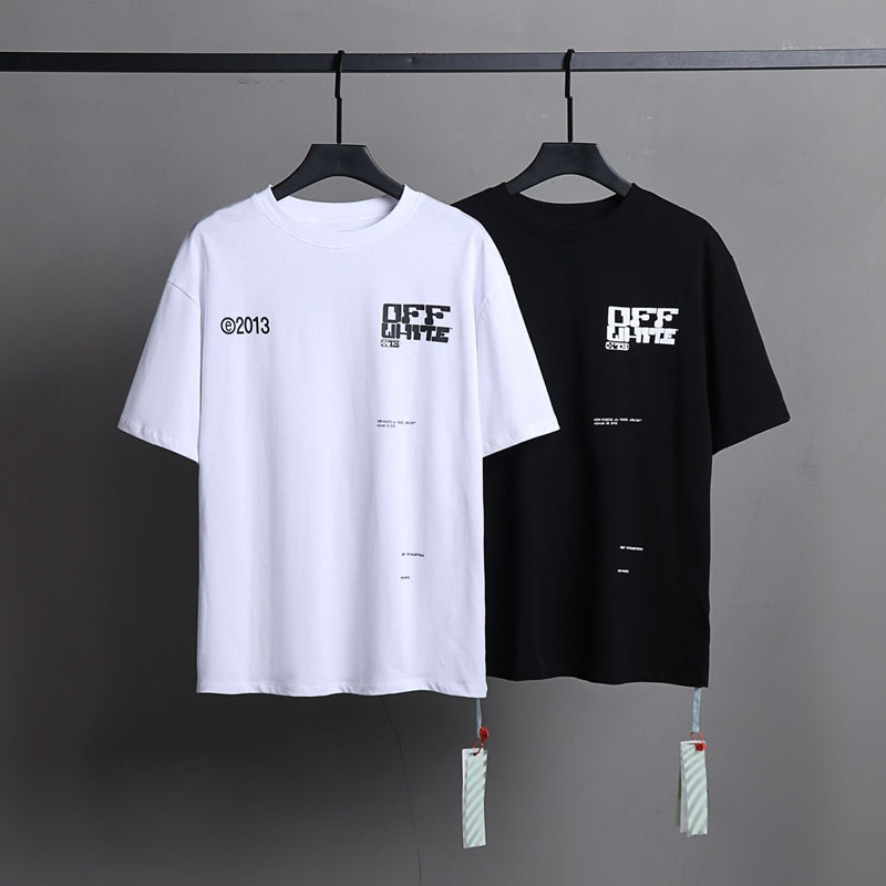 Off-white Men's and Women's Short-sleeved T-shirts