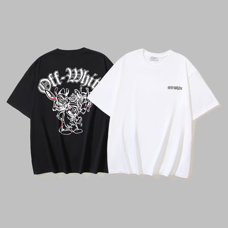 Off-white Men's and Women's Short-sleeved T-shirts