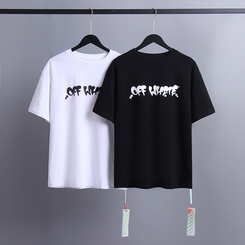 Off-white Men's and Women's Short-sleeved T-shirts