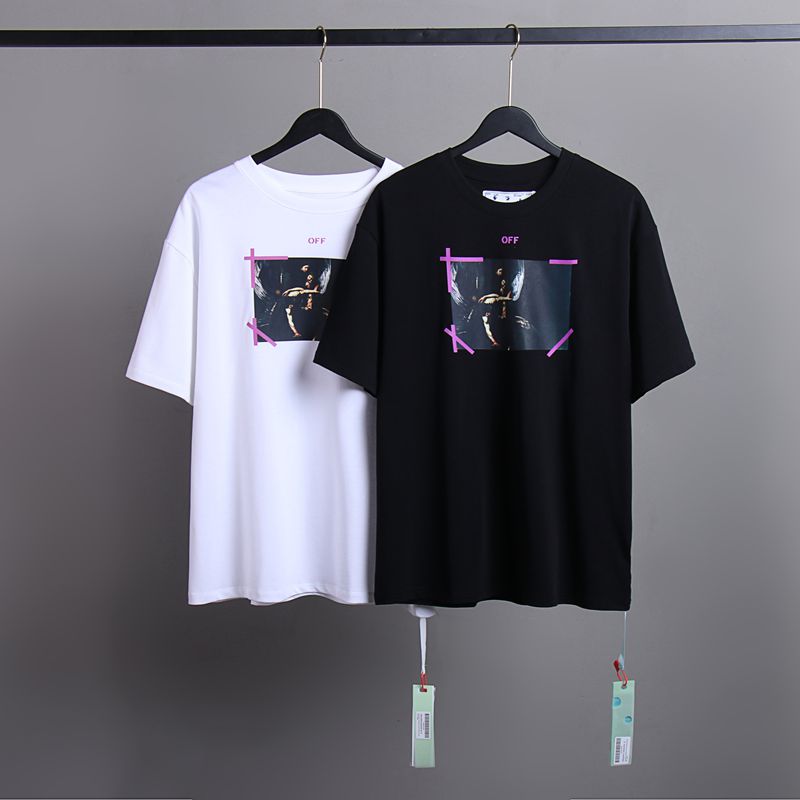 Off-white Men's and Women's Short-sleeved T-shirts