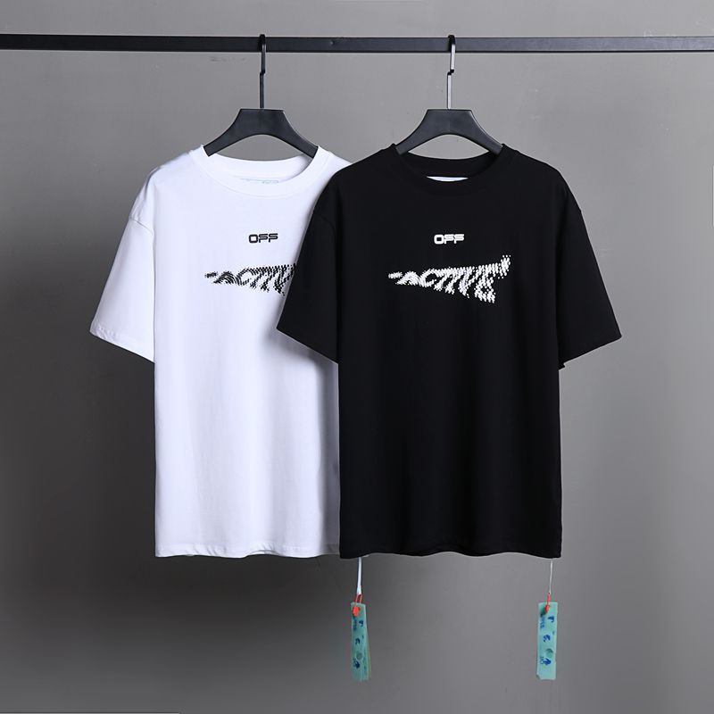 Off-white Men's and Women's Short-sleeved T-shirts
