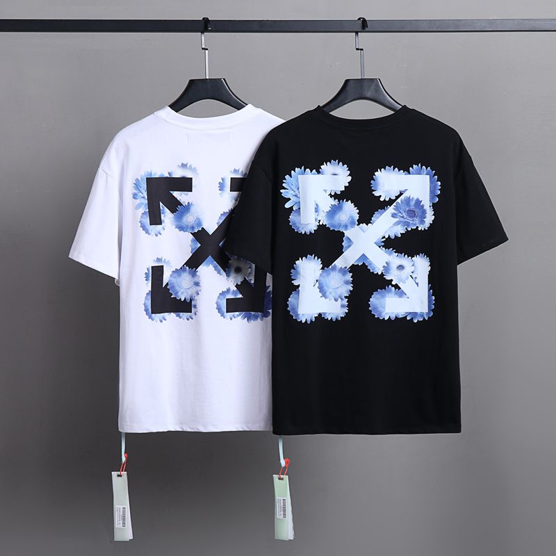 Off-white Men's and Women's Short-sleeved T-shirts