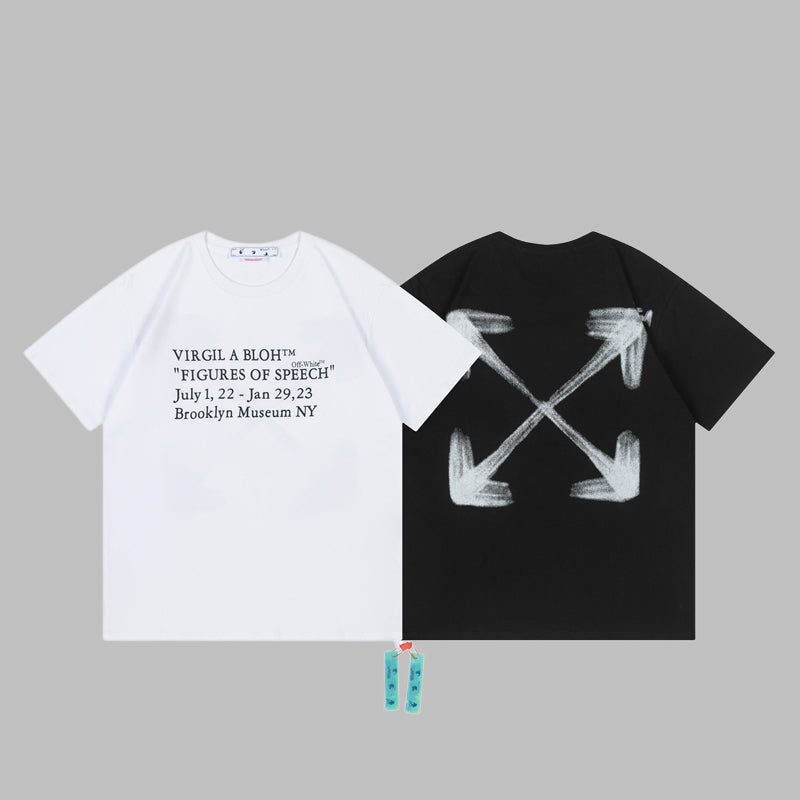 Off-white Men's and Women's Short-sleeved T-shirts