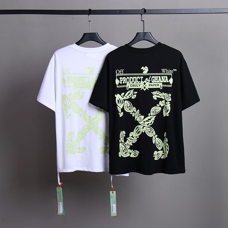 Off-white Men's and Women's Short-sleeved T-shirts
