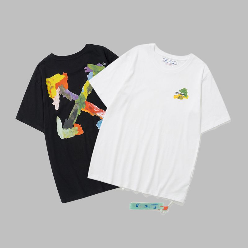 Off-white Men's and Women's Short-sleeved T-shirts