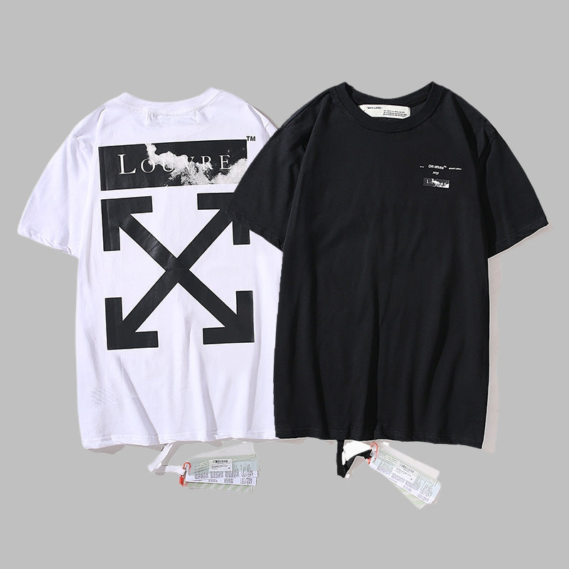 Off-white Men's and Women's Short-sleeved T-shirts