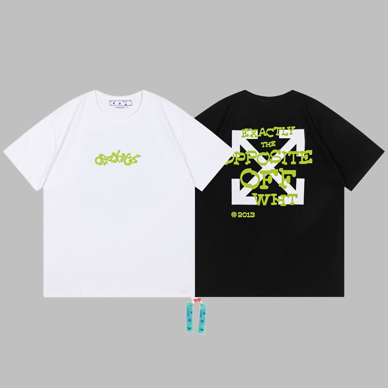 Off-white Men's and Women's Short-sleeved T-shirts
