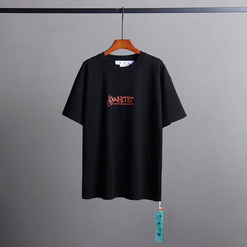 Off-white Men's and Women's Short-sleeved T-shirts