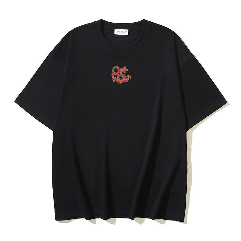 Off-white Men's and Women's Short-sleeved T-shirts