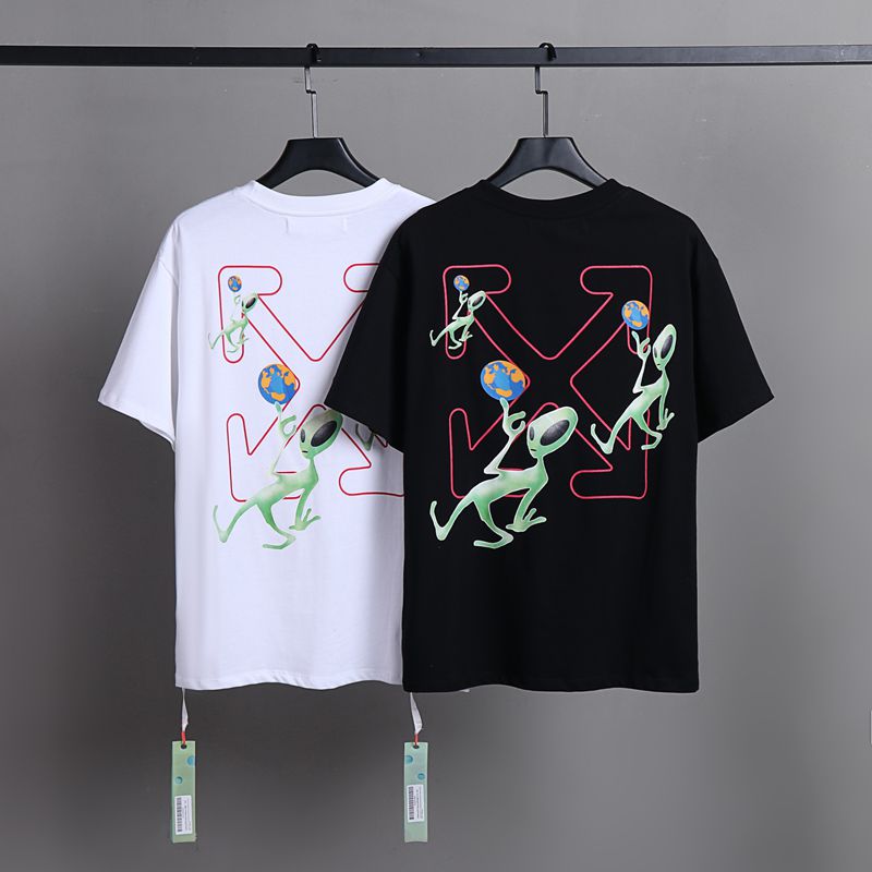 Off-white Men's and Women's Short-sleeved T-shirts