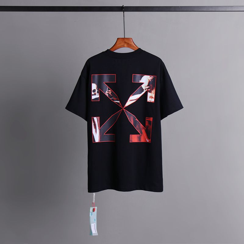 Off-white Men's and Women's Short-sleeved T-shirts