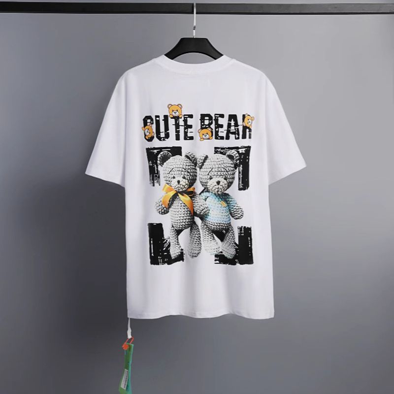 Off-white Men's and Women's Short-sleeved T-shirts