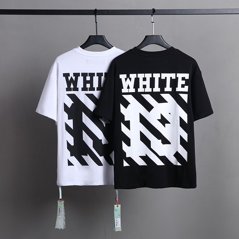 Off-white Men's and Women's Short-sleeved T-shirts