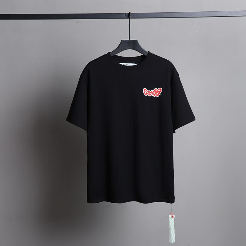 Off-white Men's and Women's Short-sleeved T-shirts