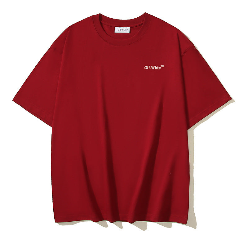 Off-white Men's and Women's Short-sleeved T-shirts