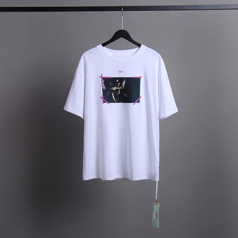 Off-white Men's and Women's Short-sleeved T-shirts