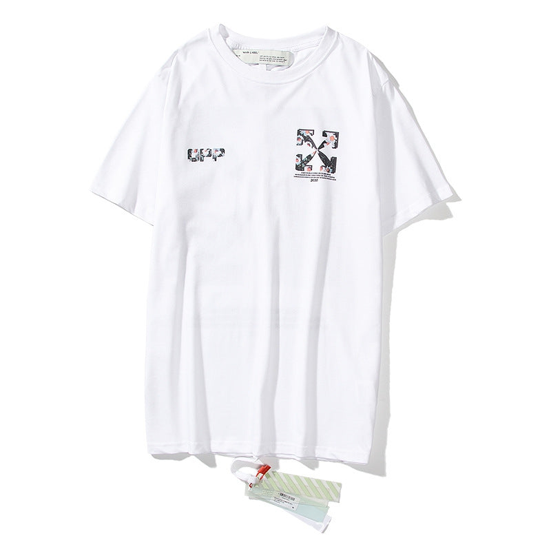 Off-white Men's and Women's Short-sleeved T-shirts