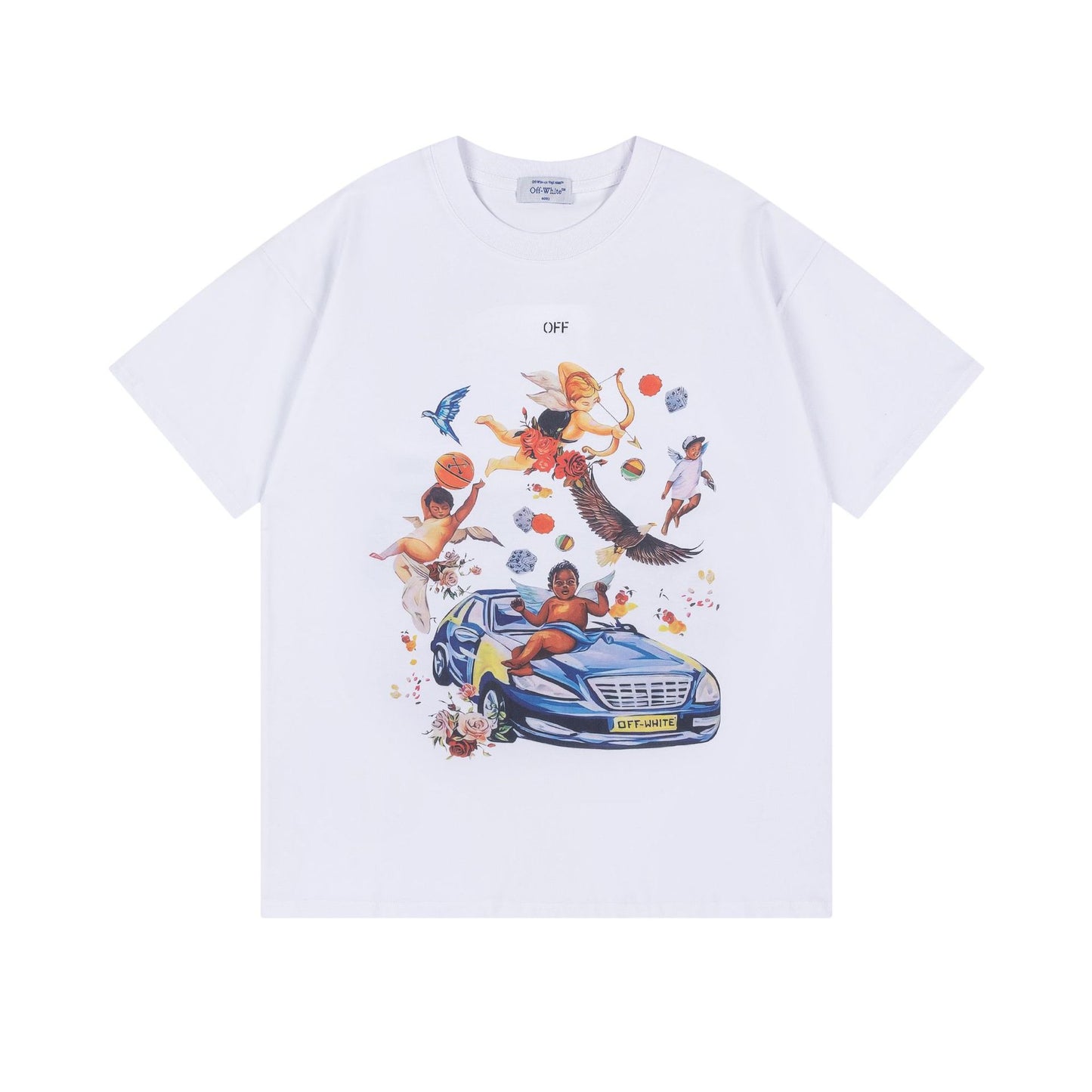 Off-white Men's and Women's Short-sleeved T-shirts