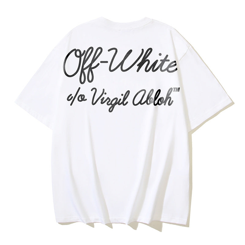 Off-white Men's and Women's Short-sleeved T-shirts