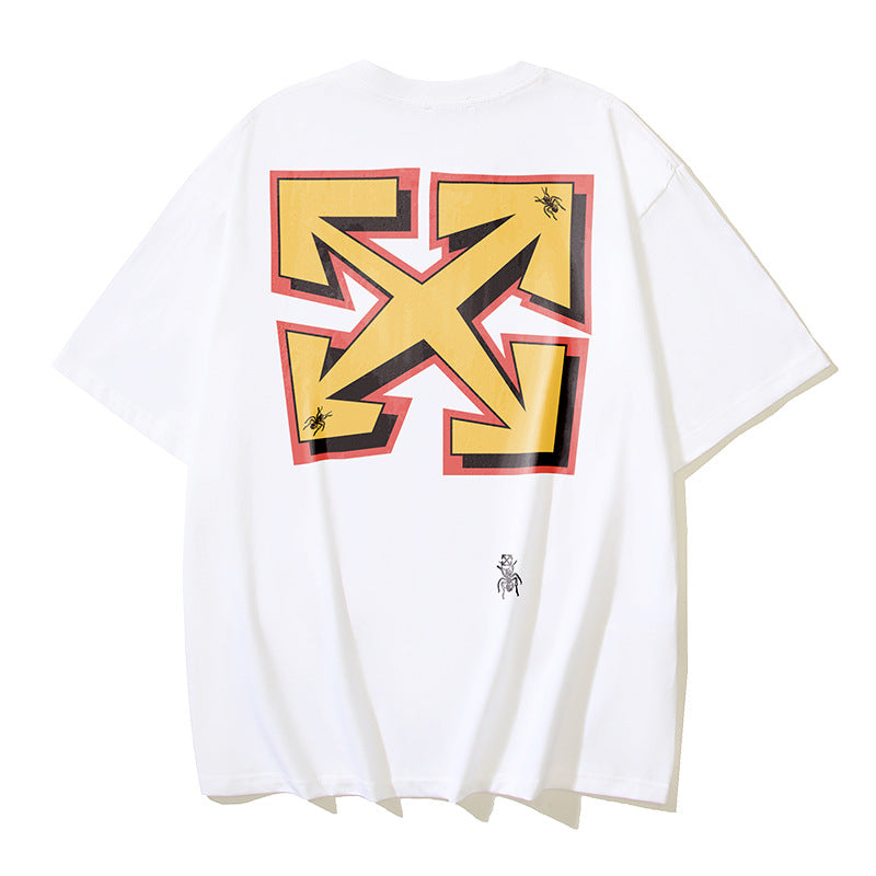 Off-white Men's and Women's Short-sleeved T-shirts