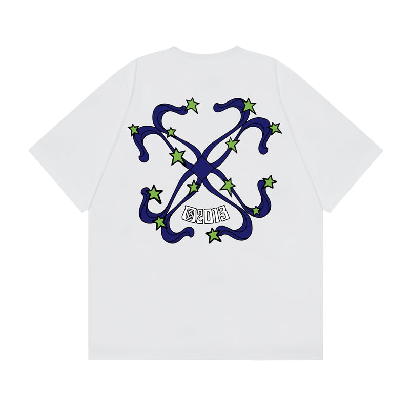 Off-white Men's and Women's Short-sleeved T-shirts