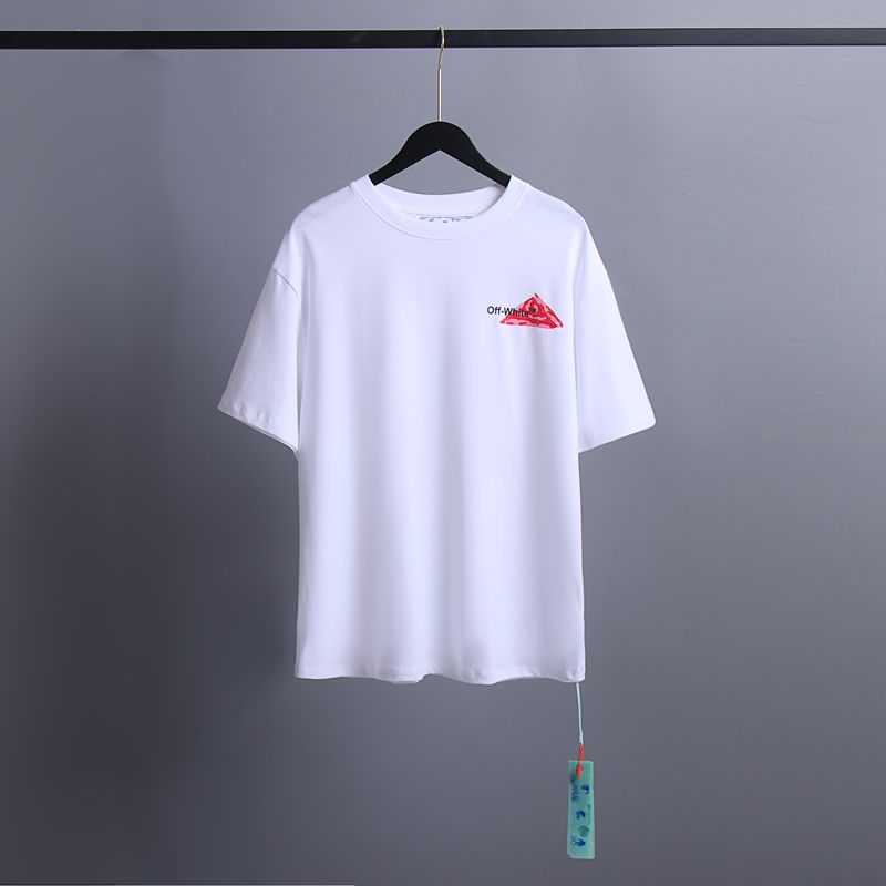 Off-white Men's and Women's Short-sleeved T-shirts