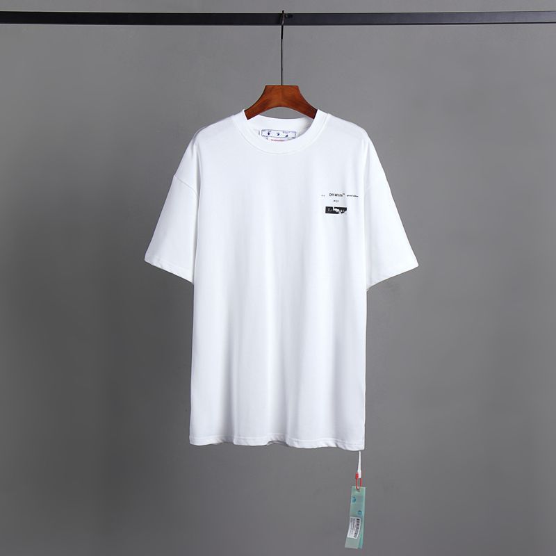 Off-white Men's and Women's Short-sleeved T-shirts