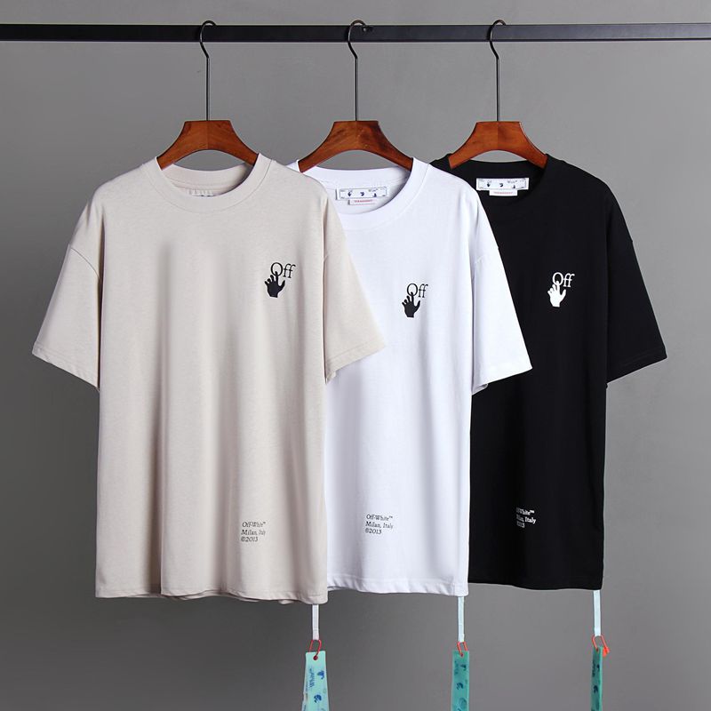 Off-white Men's and Women's Short-sleeved T-shirts