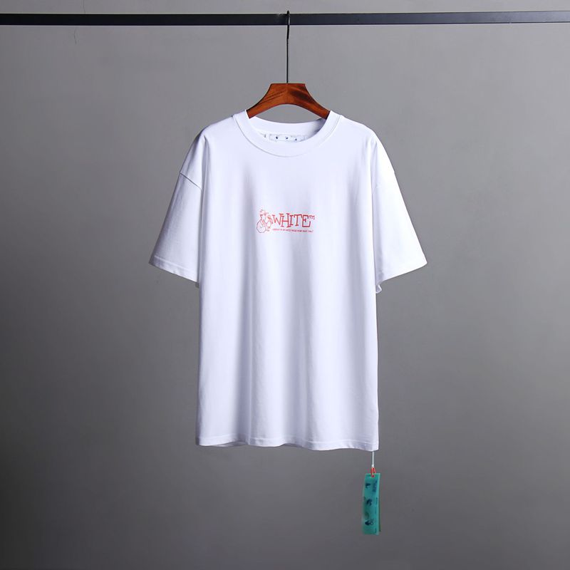 Off-white Men's and Women's Short-sleeved T-shirts
