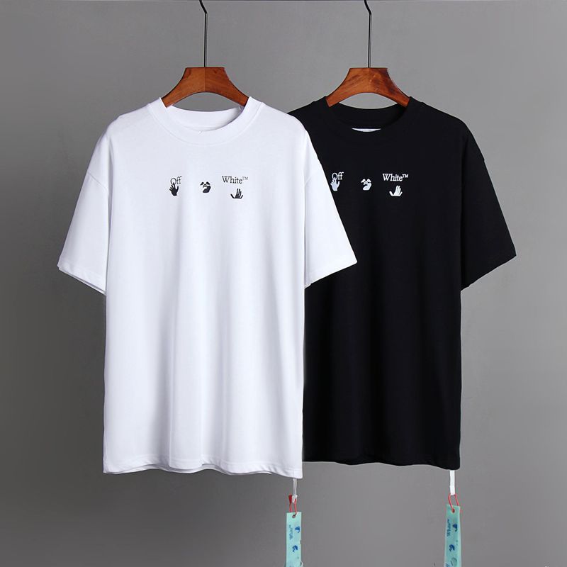 Off-white Men's and Women's Short-sleeved T-shirts