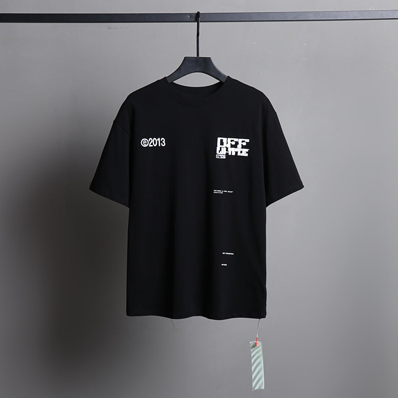 Off-white Men's and Women's Short-sleeved T-shirts