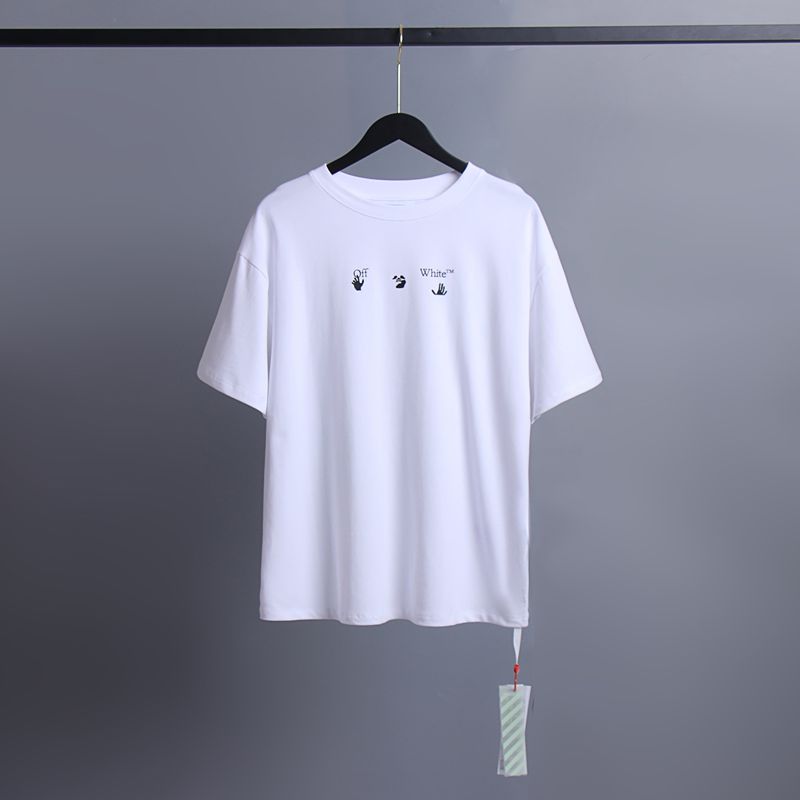 Off-white Men's and Women's Short-sleeved T-shirts