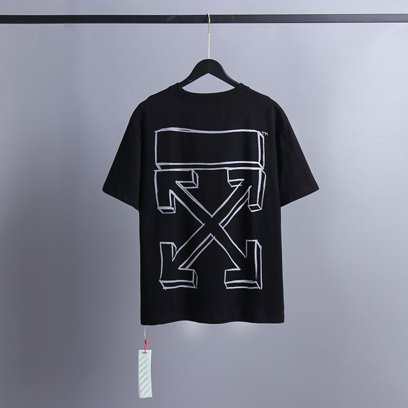 Off-white Men's and Women's Short-sleeved T-shirts