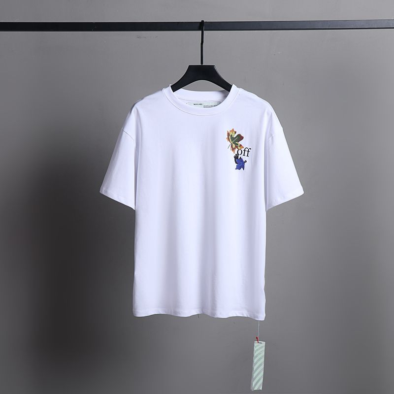 Off-white Men's and Women's Short-sleeved T-shirts