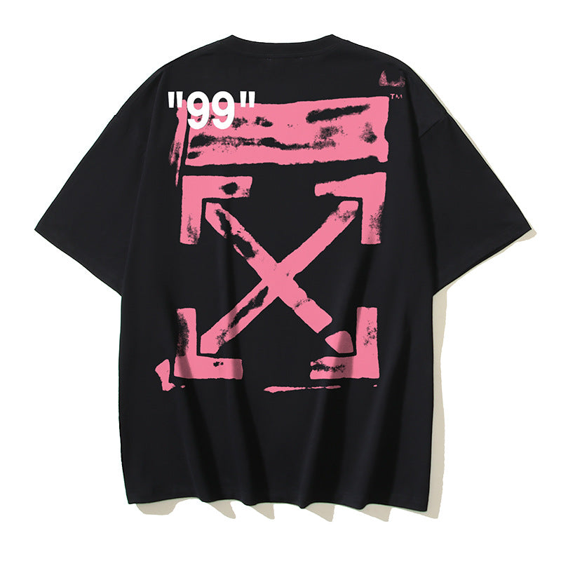 Off-white Men's and Women's Short-sleeved T-shirts