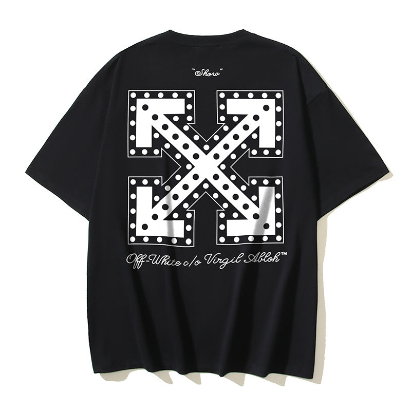 Off-white Men's and Women's Short-sleeved T-shirts