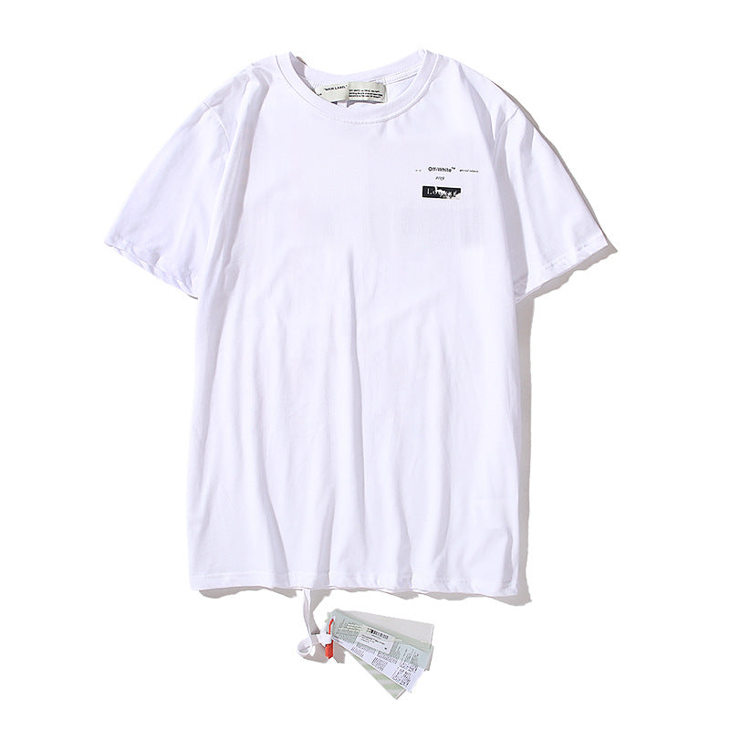 Off-white Men's and Women's Short-sleeved T-shirts