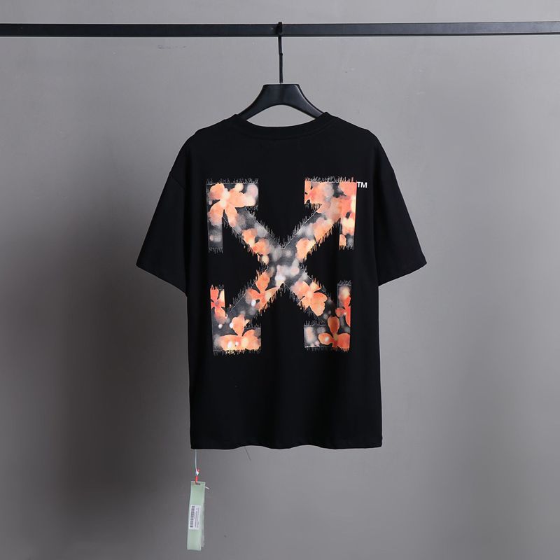 Off-white Men's and Women's Short-sleeved T-shirts