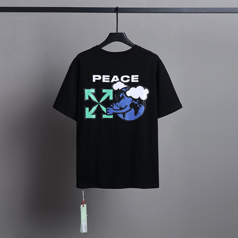 Off-white Men's and Women's Short-sleeved T-shirts