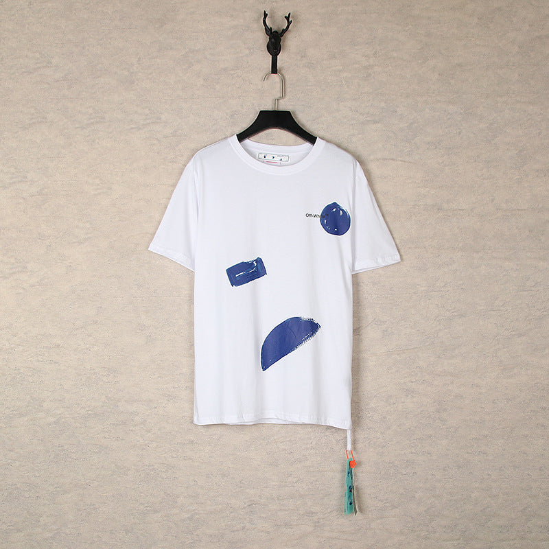 Off-white Men's and Women's Short-sleeved T-shirts