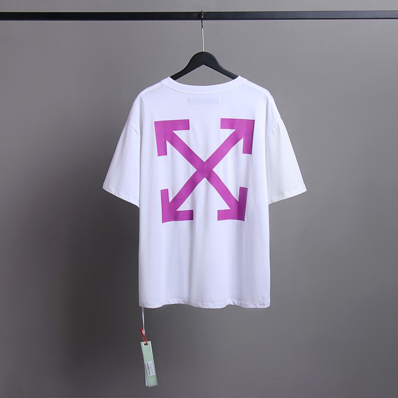 Off-white Men's and Women's Short-sleeved T-shirts
