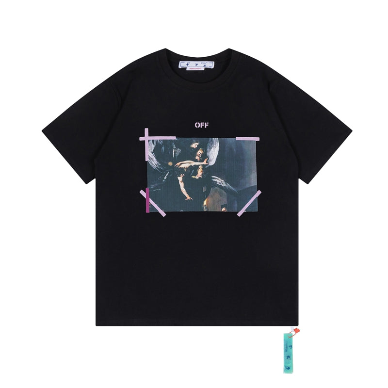 Off-white Men's and Women's Short-sleeved T-shirts