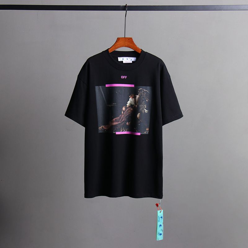 Off-white Men's and Women's Short-sleeved T-shirts