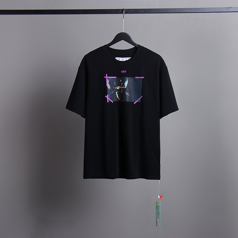 Off-white Men's and Women's Short-sleeved T-shirts
