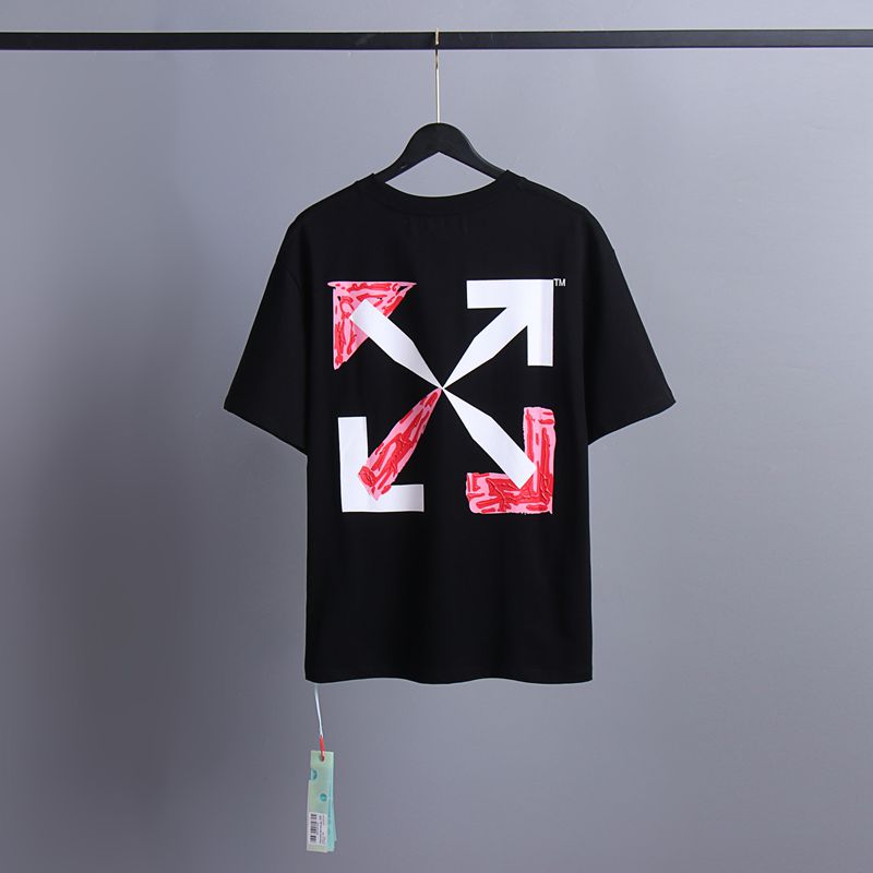 Off-white Men's and Women's Short-sleeved T-shirts