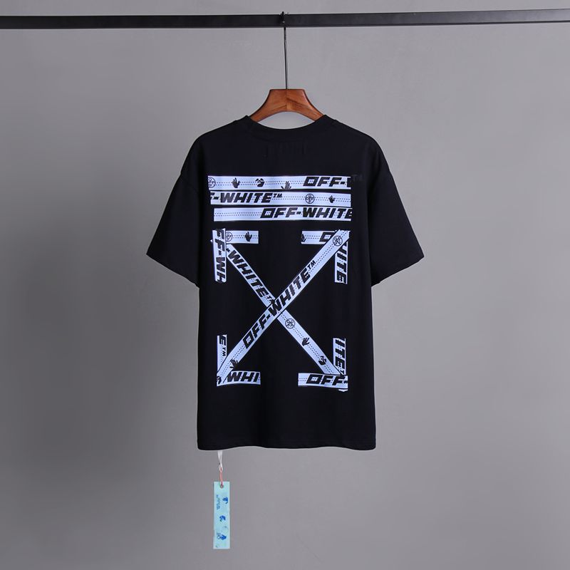 Off-white Men's and Women's Short-sleeved T-shirts