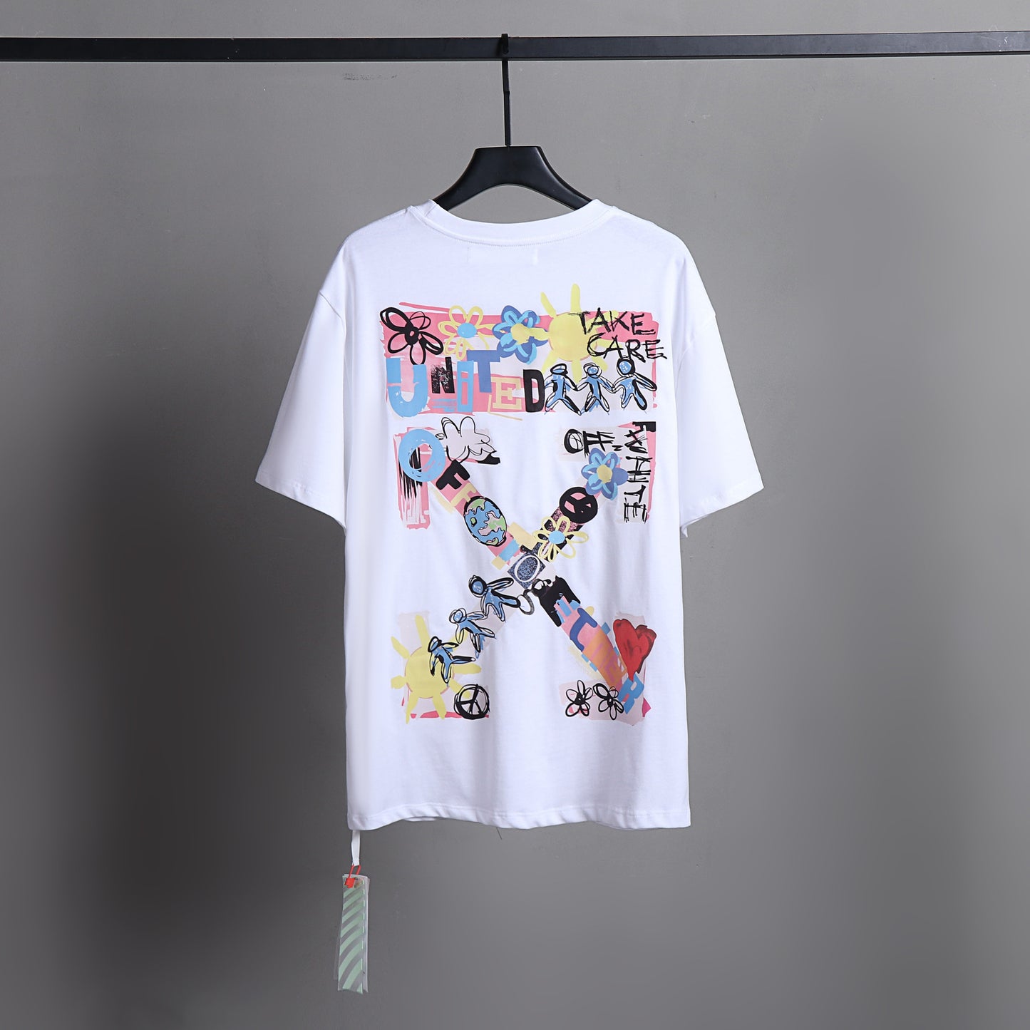 Off-white Men's and Women's Short-sleeved T-shirts