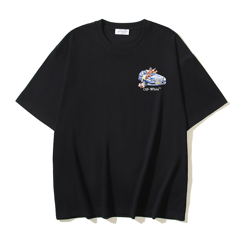 Off-white Men's and Women's Short-sleeved T-shirts